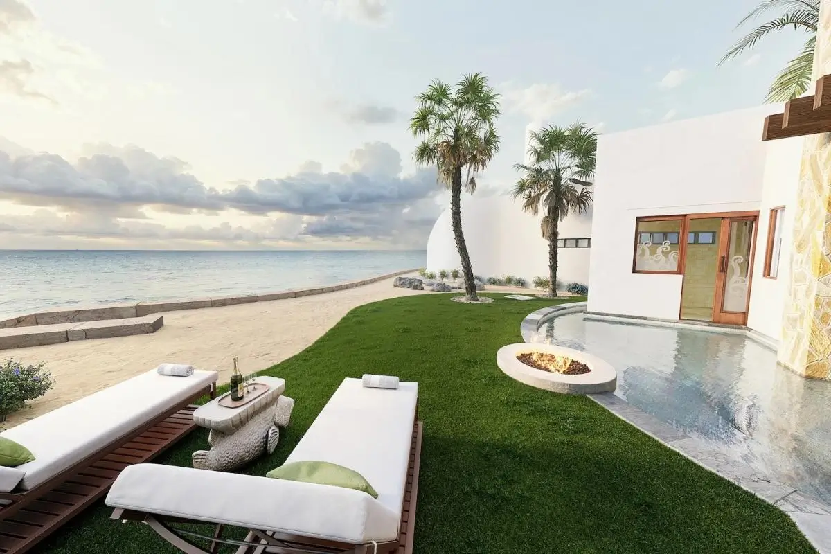 Pedregal Cabo real estate for sale featuring cliffside oceanfront estate with infinity-edge pool and Pacific sunset backdrop