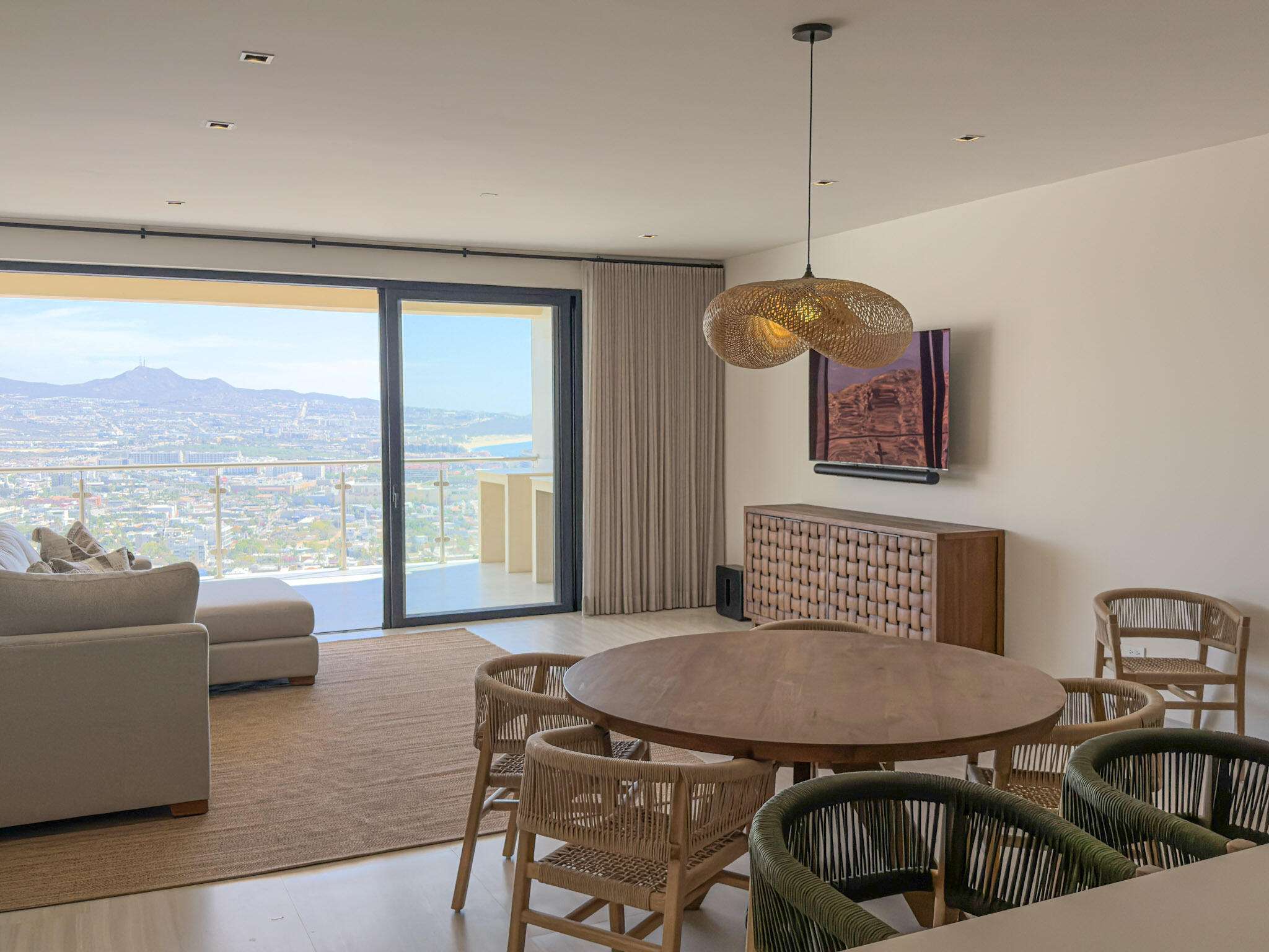 Pedregal Monteluna Experience elevated living at Monteluna at Pedregal, an exclusive low-density community in Cabo San Lucas. Located on the seventh floor, this condominium is part of a recently completed building and has not been previously occupied, offering a fresh and move-in-ready residence. It features panoramic for sale
