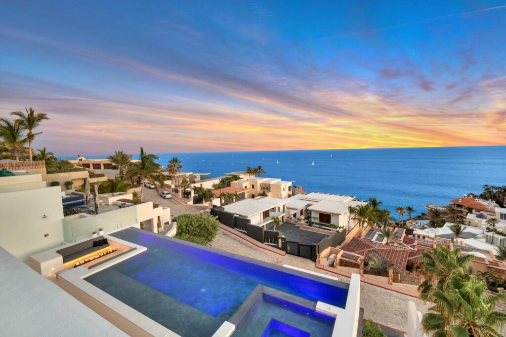 Pedregal Pedregal Csl Where the Pacific becomes your private theater.Perched on the cliffs of El Pedregal, Milichichi is a rare convergence of architectural precision and raw natural drama. From every level of this four-story residence, the Pacific stretches endlessly before you -- and during the season, whales breach and call close enough to hear from the comfort of your deck. This is not a – Camino de los Gatos Lot 9, Cabo San Lucas, BS