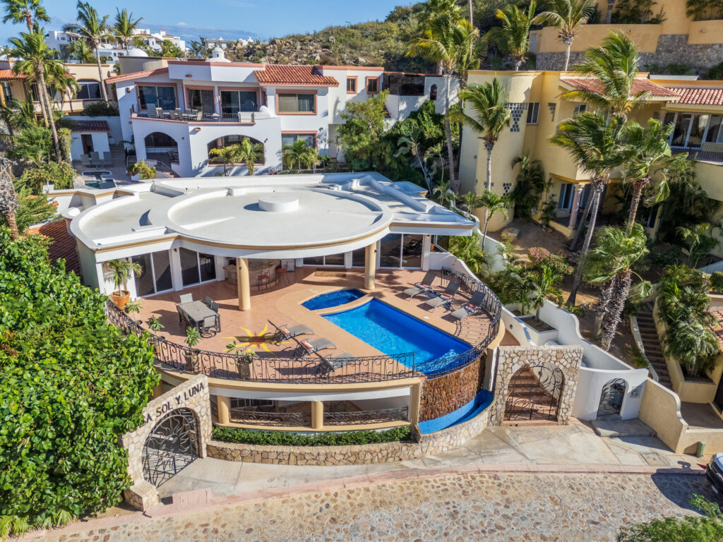 Pedregal Pedregal Csl Welcome to Casa Sol y Luna, a private hillside retreat in the prestigious gated community of Pedregal. Set on an expansive 898 m² lot, this beautifully furnished residence offers 4 bedrooms, 4.5 bathrooms, and over 596 m² of total living and outdoor space designed to embrace Cabo's indoor-outdoor lifestyle. Enjoy generous terraces, a sparkling pool, and inviting areas for entertaining, relaxing, and taking in the peaceful surroundings. The thoughtful floor plan combines comfort, privacy, and functionality, making it ideal as a full-time residence, vacation home, or investment property. Just minutes from the Marina, downtown Cabo San Lucas, restaurants, and beaches, Casa Sol y Luna delivers the perfect balance of tranquility and convenience in one of Los Cabos' most iconic communities. – 25 CAMINO DEL PACIFICO BAJO, Cabo San Lucas, BS