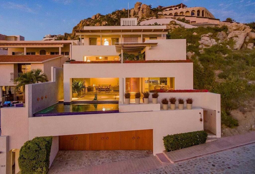 Pedregal Pedregal Csl This architect-designed luxury villa for sale in El Pedregal, Cabo San Lucas sits on one of the most exclusive addresses on the Pacific side of Land's End. Casa Alcaravan offers 6,536 sq ft across 5 bedrooms and 5 bathrooms, with 4,384 sq ft of air-conditioned living space and 3,267 sq ft of decks built for ocean- – 25 CAMINO DEL PACIFICO BAJO, Cabo San Lucas, BS