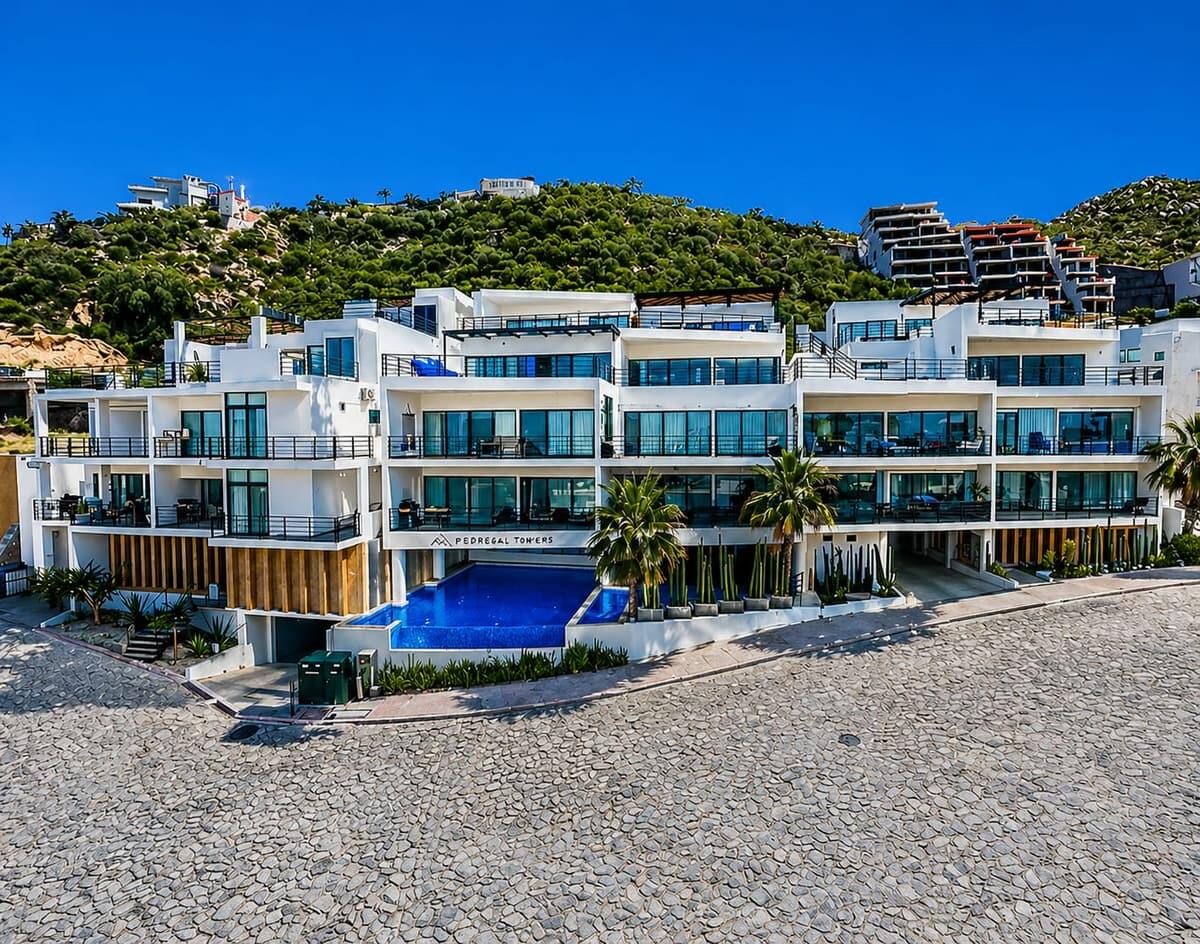 Pedregal Pedregal Towers Pedregal Towers A03 is a rare 3BR/3BA condo in Cabo San Lucas exclusive Pedregal community, walkable to downtown and the marina. Floor-to-ceiling sliding doors connect the living area to a private terrace with city/mountain – Camino del Colegio, Cabo San Lucas, BS